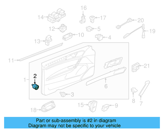 Door Trim Panel Retainer Clip 5G0-868-563 - View 12
