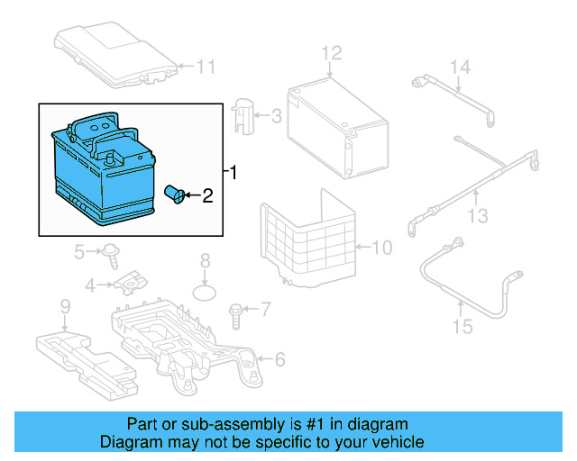 Vehicle Battery 000-915-105-FC