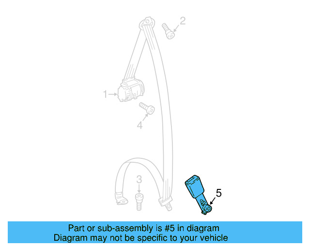 Buckle End 3CN-858-492-A-MNB - View 4