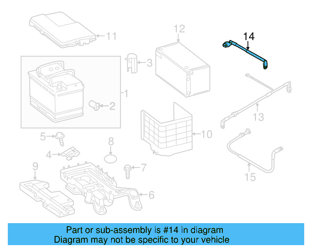Negative Cable 5N0-971-235-A - View 12