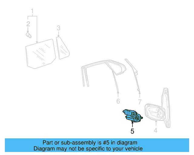 Window Motor 1K0-959-704-AH-VW3 - View 10