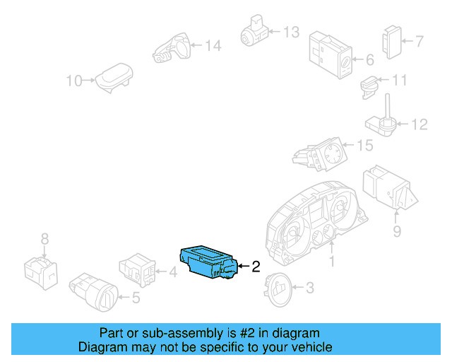 Ignition Switch 3C0-905-843-AC - View 7