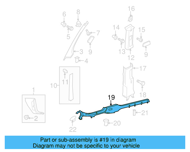 Sill Plate 1K5-853-372-3U6