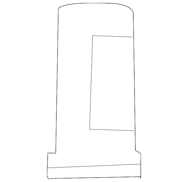 Vapor Canister Seal 7B0-201-803-A