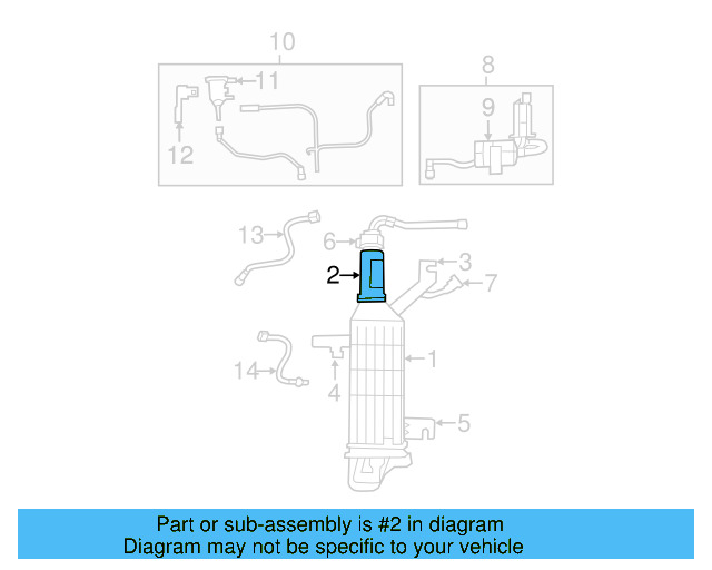 Vapor Canister Seal 7B0-201-803-A - View 7