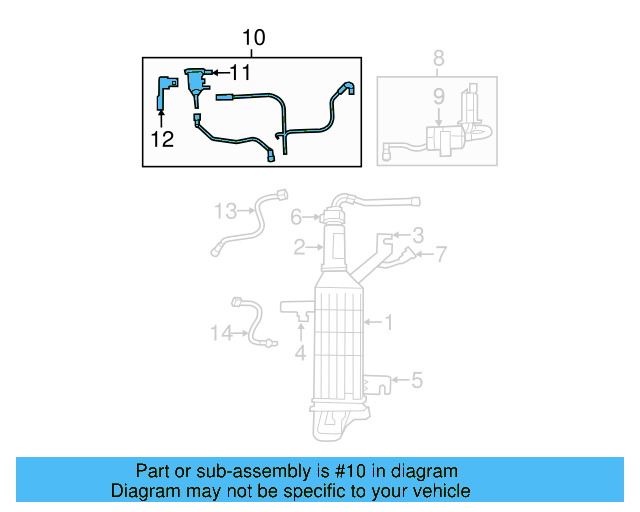 Canister Hose 7B0-201-983-A - View 4