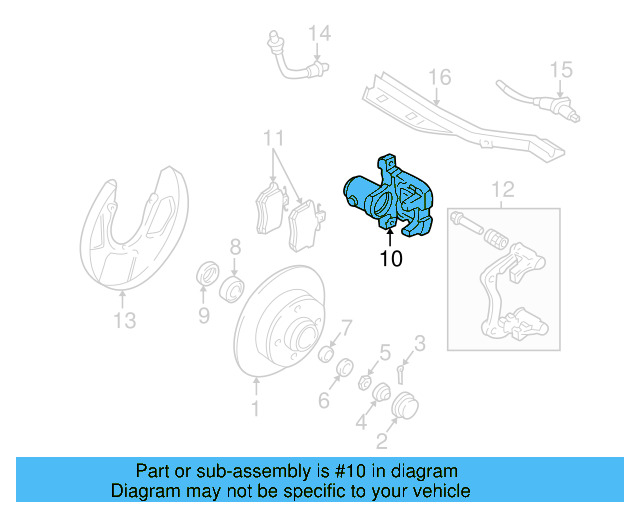 Disc Brake Caliper 1J0-615-423