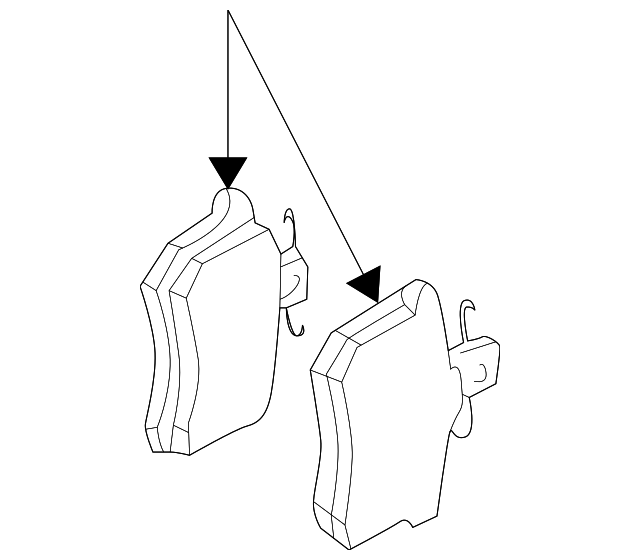 Brake Pads 1E0-698-451-G