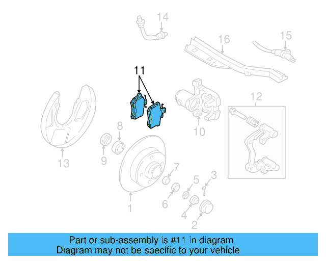 Brake Pads 1E0-698-451-G - View 4