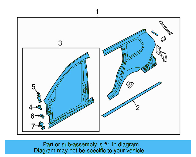 Uniside Panel 5G9-809-052 - View 3