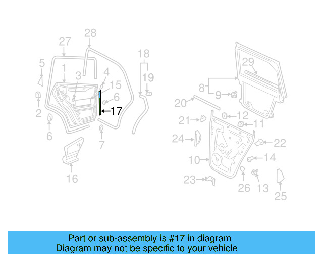 Front Seal 7L0-839-717 - View 3