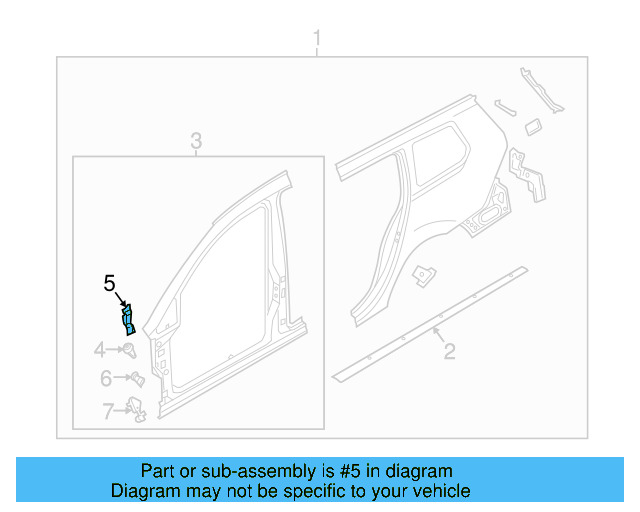 Upper Bracket 5G0-810-379-A - View 7