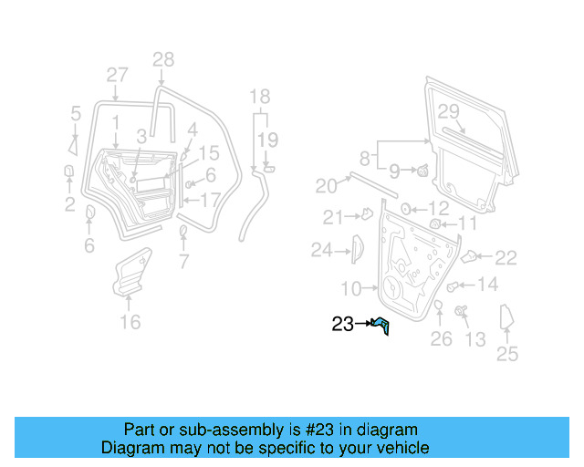 Retainer 7L6-839-361 - View 3