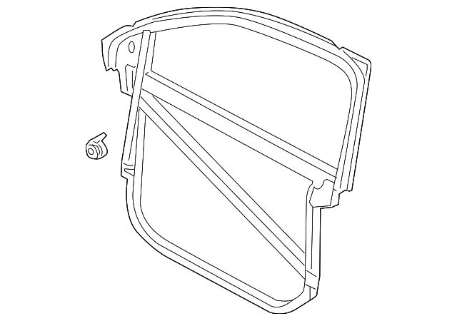Window Frame 7L0-837-354-E - View 3