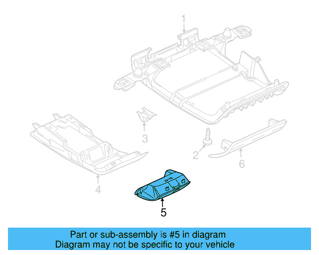 Glass Holder 1K0-868-837-E-NX1