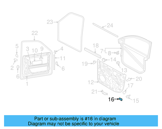 Inner Panel Buffer 7L0-837-749-A - View 3