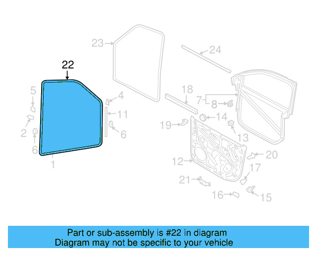 Door Weather 7L0-837-911-E - View 5