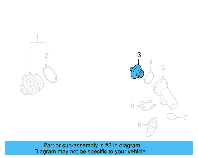 Thermostat 03G-121-113-A - View 5