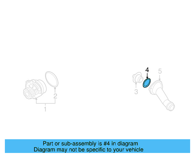 Engine Water Pump Housing O 038-121-119-B - View 7