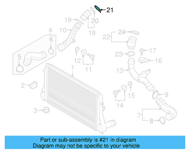 Connector Pipe Retainer Clip 1K0-145-769-J - View 17