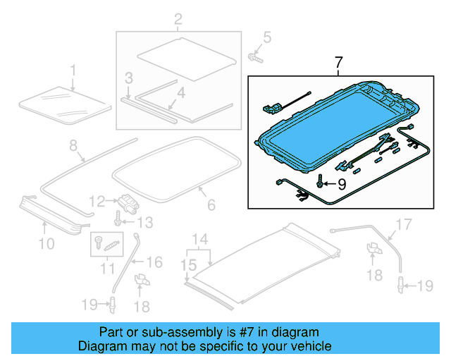 Sunroof Frame 3CN-877-049 - View 5