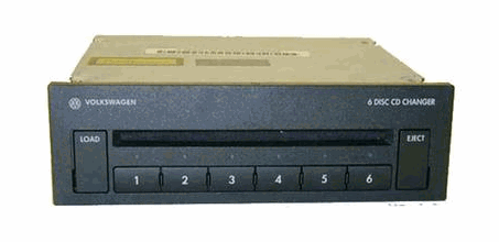 6 Disc CD Changer, Center Console 1K0-035-110-A - View 3
