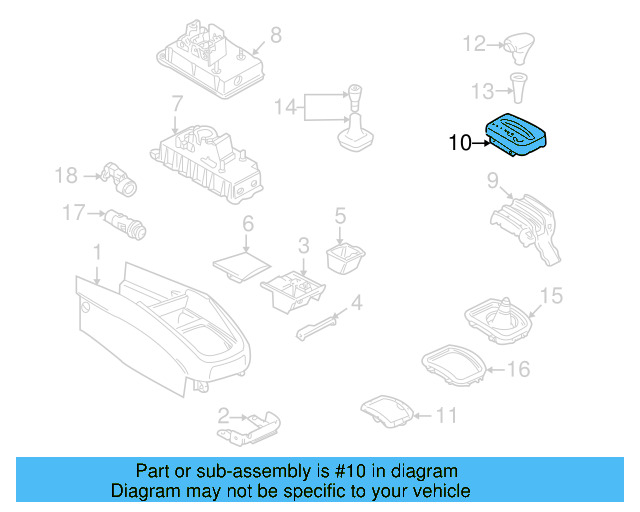 Shift Indicator 1J1-713-109-A - View 4