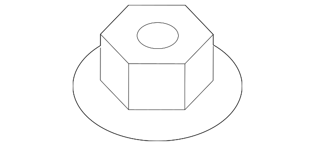 Low Note Horn Nut N-011-118-18 - View 4