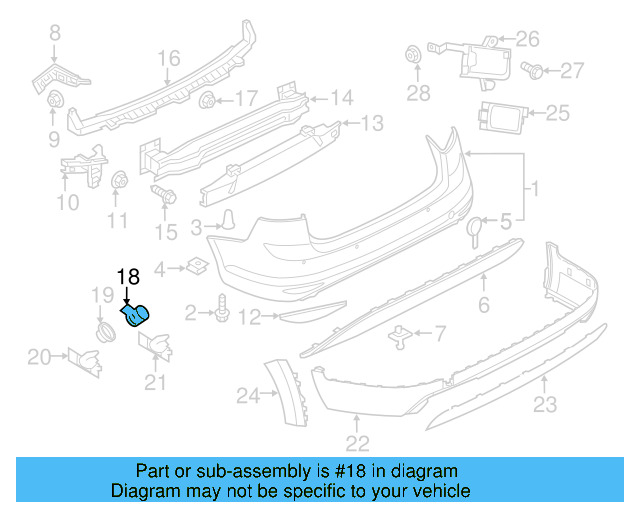 Sensor (Unpainted) 5q0919275bgru - View 18