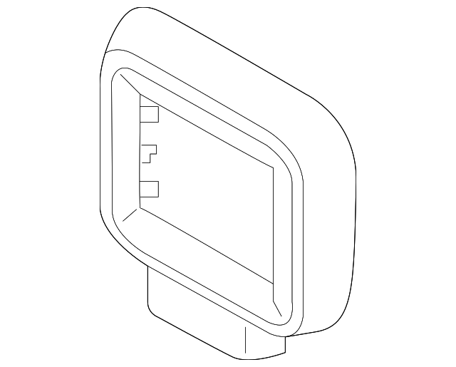 Distance Sensor Trim Plate 5G0-907-225-A-9B9 - View 5