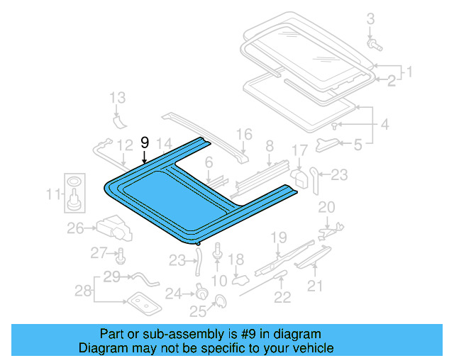 Frame Assembly 1C0-877-431 - View 2