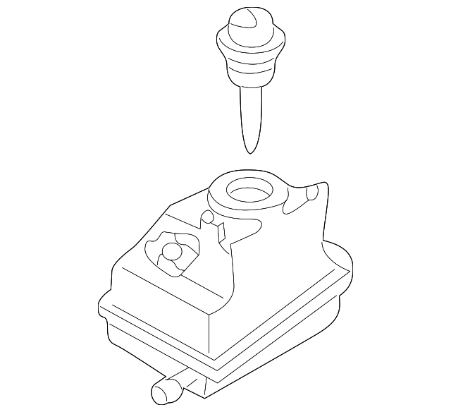 Power Steering Reservoir 1J0-422-371-C - View 2