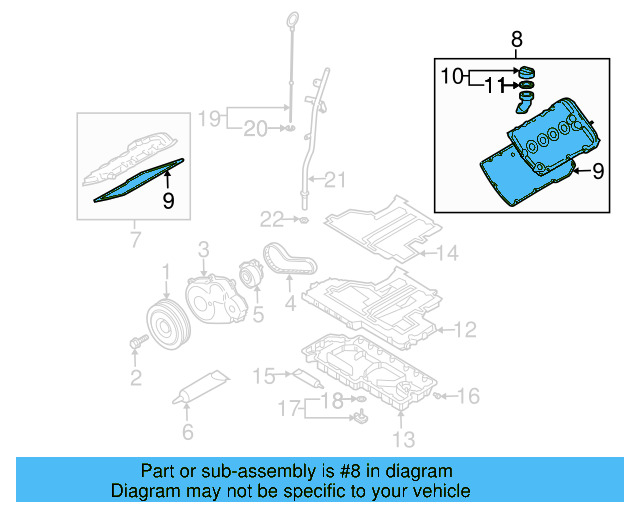 Valve Cover 07D-103-469-H - View 3