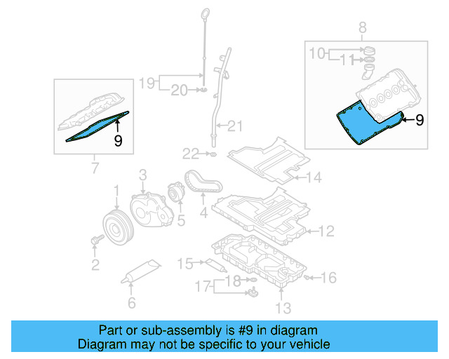 Valve Cover Gasket 07D-103-483-C - View 3