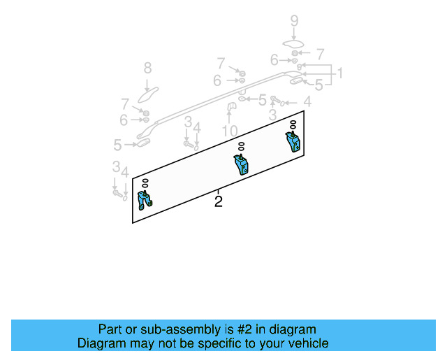 Rail Mount Kit 1J9-860-565 - View 3