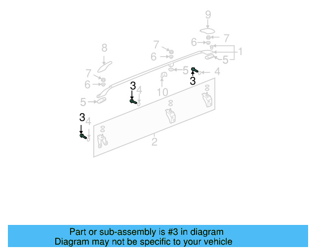 Rail Bolt N-014-710-15 - View 3
