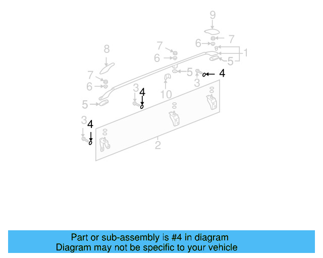 Rail Washer N-901-076-07 - View 3