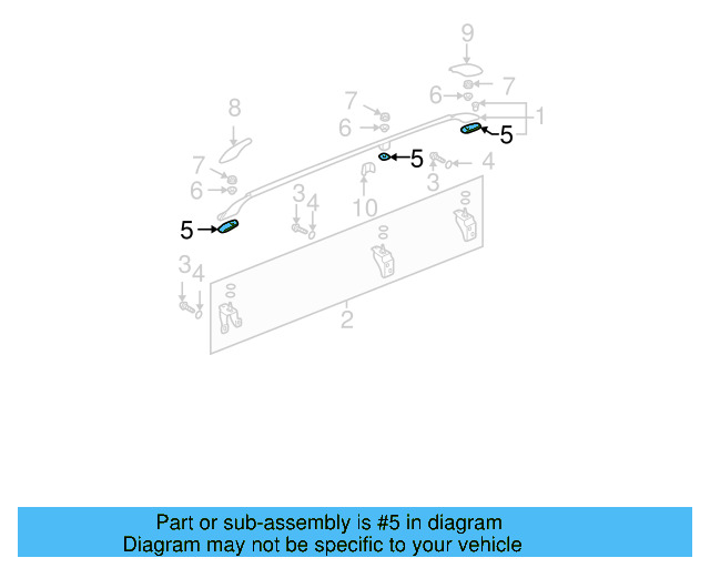 Rail Gasket Set 1J9-860-151 - View 3