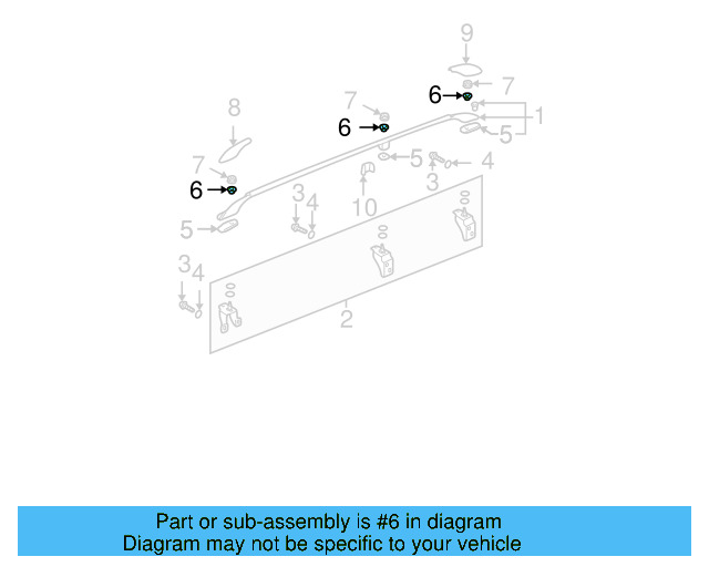 Rail Grommet N-023-732-5 - View 3