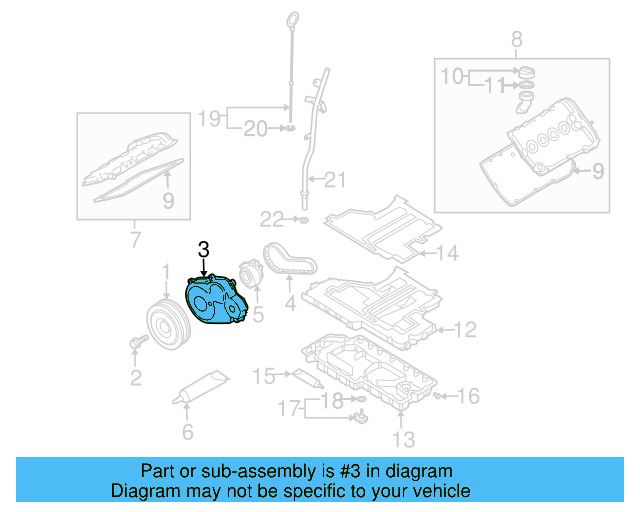 Timing Cover 07D-109-123-B - View 4