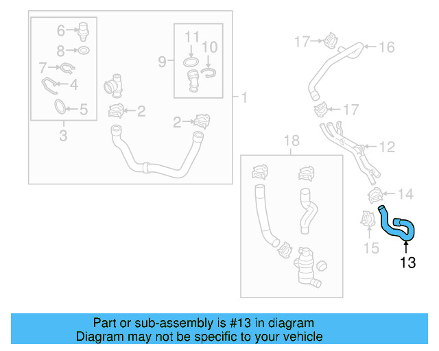 Outlet Hose 5C0-122-157-G - View 16