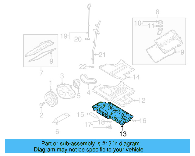 Oil Pan 07D-103-800-HA - View 3