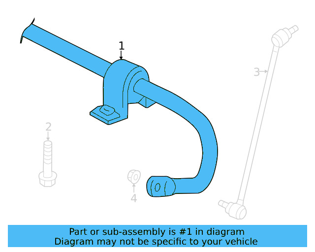 Stabilizer Bar 561-411-303-G - View 10