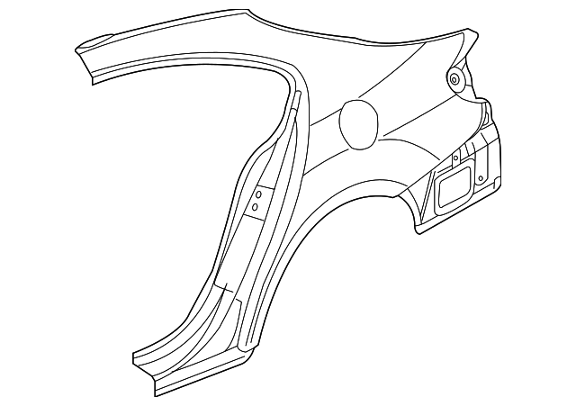 Quarter Panel 3C8-809-844 - View 2