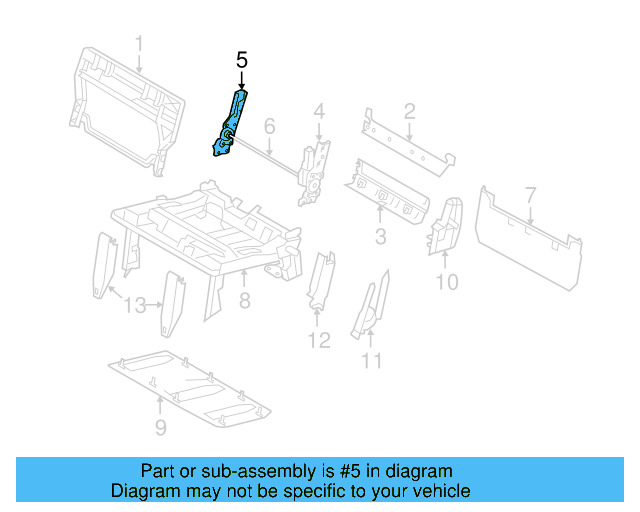 Hinge 7B0-885-323-F - View 6