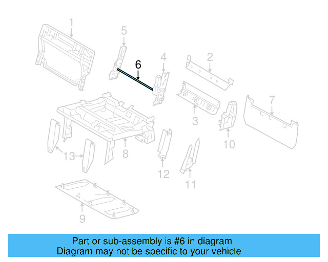Hinge 7B0-885-323-F - View 8