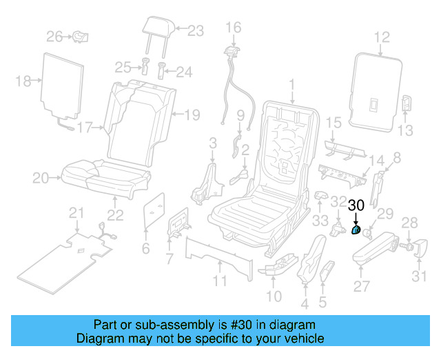 Armrest Base 3CN-885-219-82V