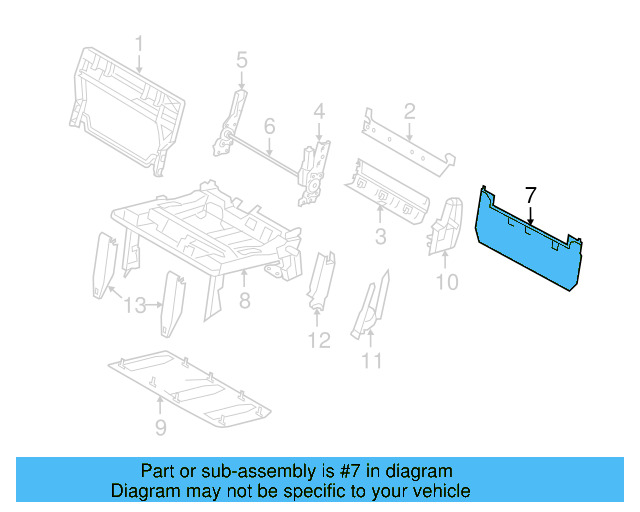 Seat Frame 7B0-885-305