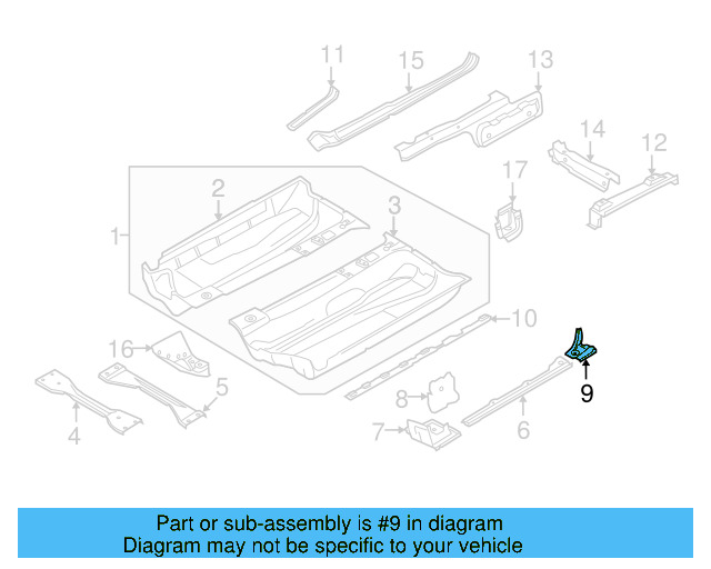 Center Plate 1K0-804-213 - View 12