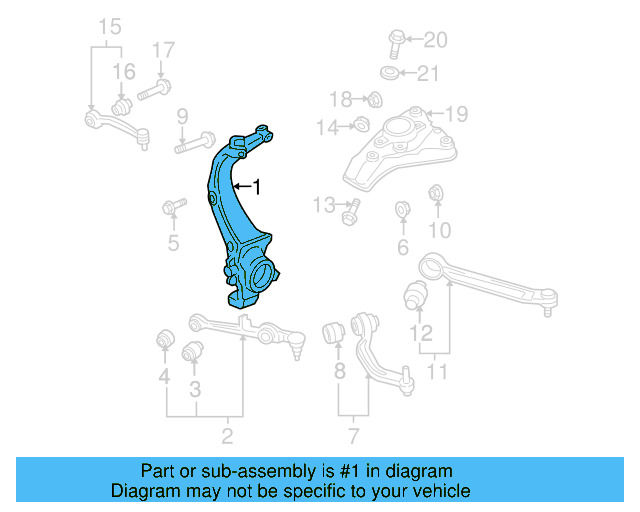 Knuckle 3D0-407-254-T - View 3
